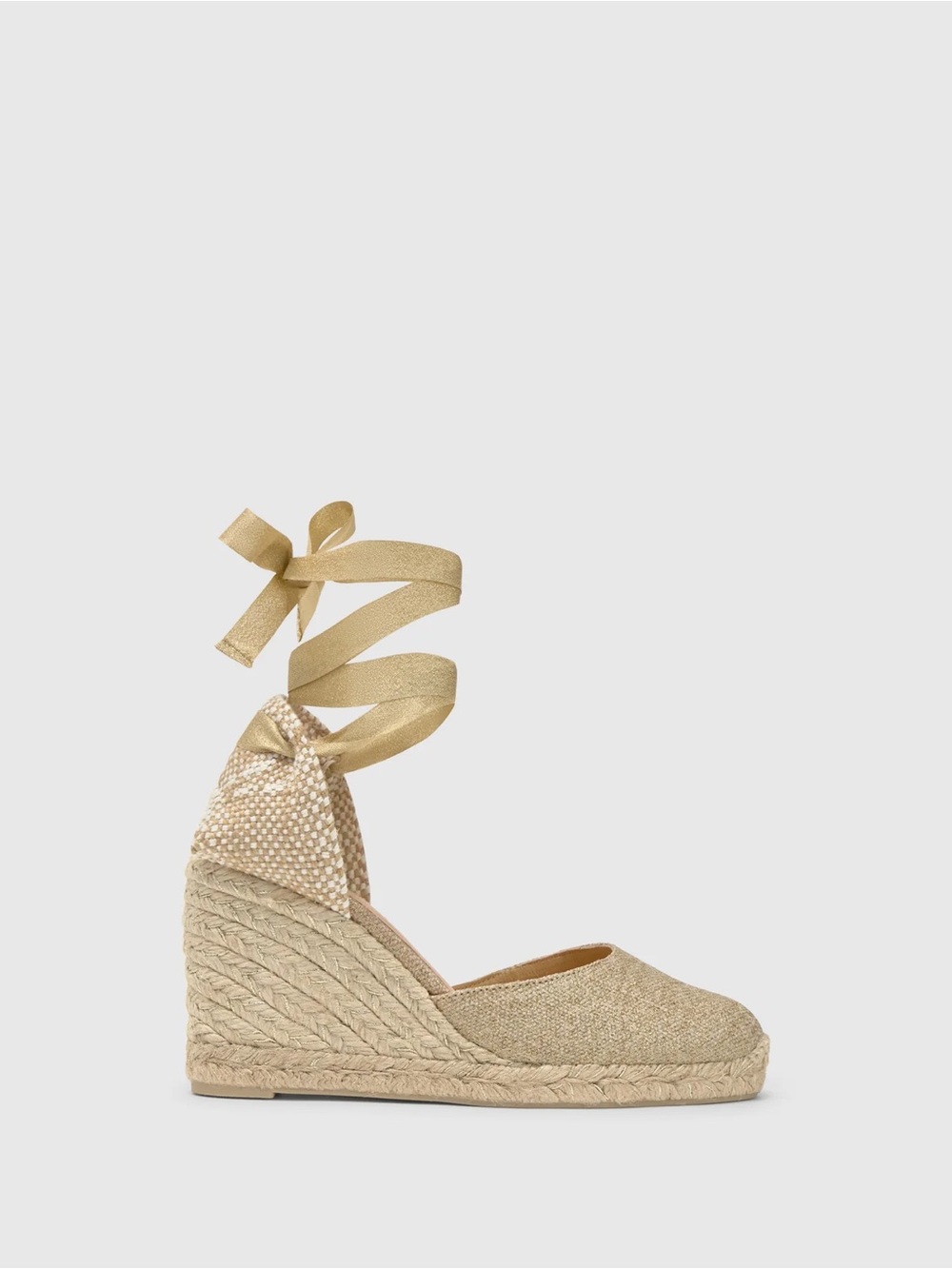Gold Castaner Carina Espadrilles